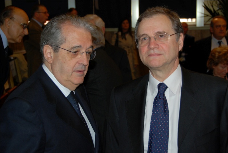 Da sinistra: Fabrizio Saccomanni e Ignazio Visco, DG e VDG Bankitalia