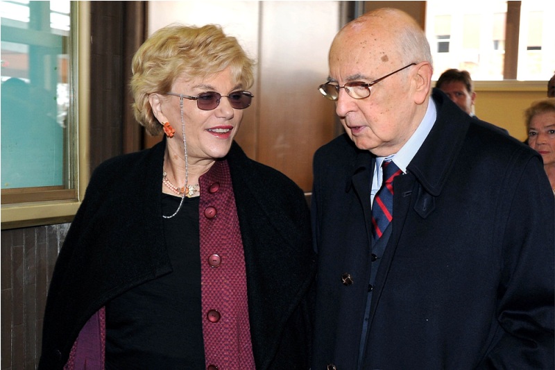 Carole Tarantelli e Giorgio Napolitano