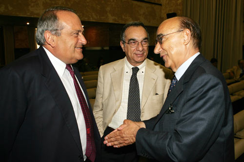 Luigi Abete (a sinistra) e Luigi Scimia