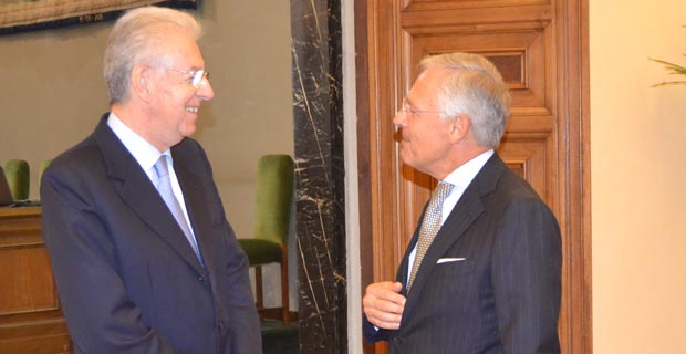 Mario Monti e Bruno Costi