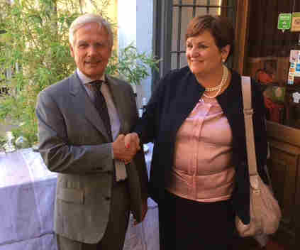 Rossella Orlandi Direttore Agenzia delle Entrate e Bruno Costi Presidente del Club dell'Economia_30.5.2017